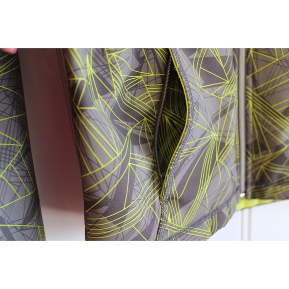 LL Bean Boys Size M 10-12 Fleece Lined Nylon Full Zip Gray Green Coat Jacket‎ - Picture 7 of 10